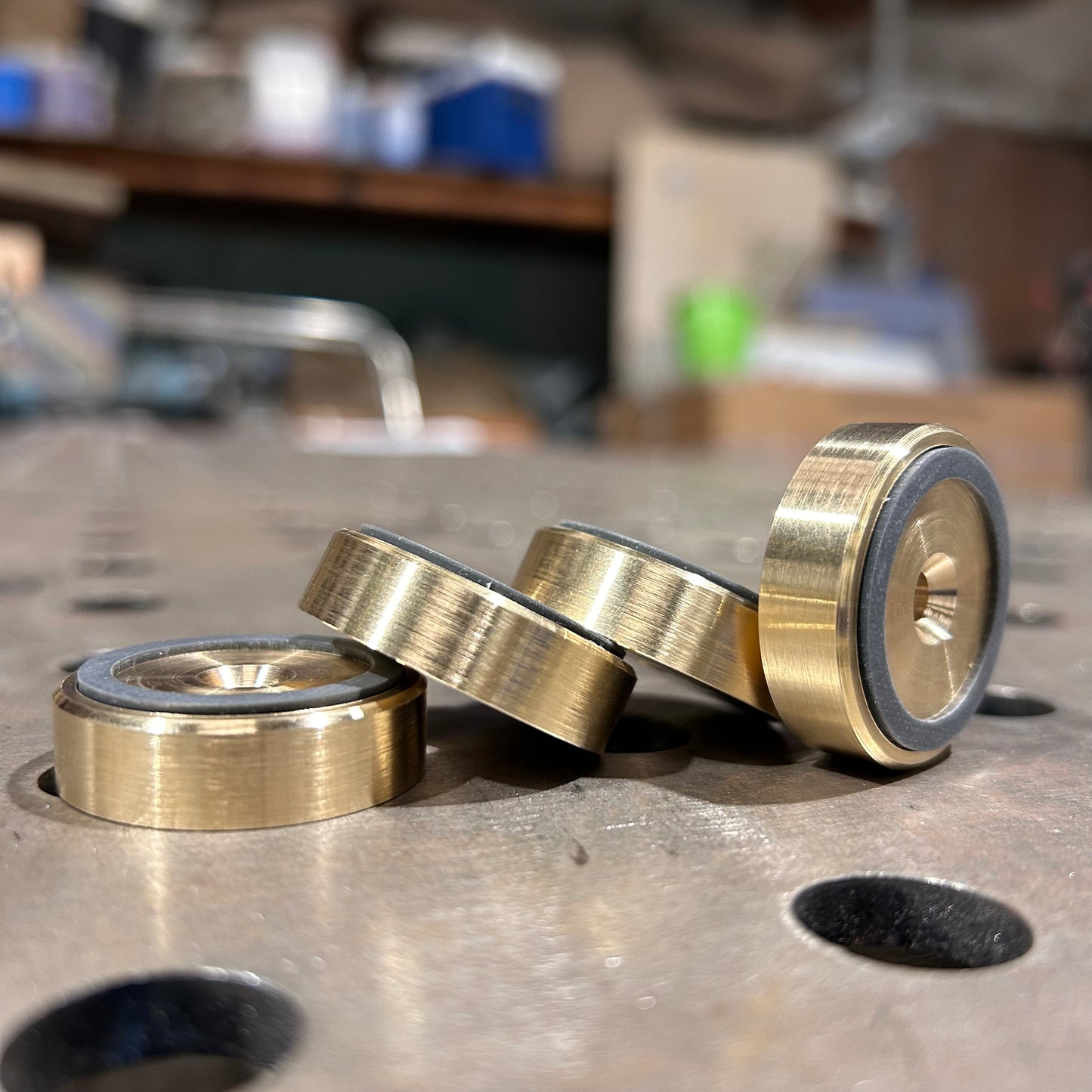 brass chopping board feet, non slip.